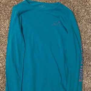 TEAL small vineyard vines shirt